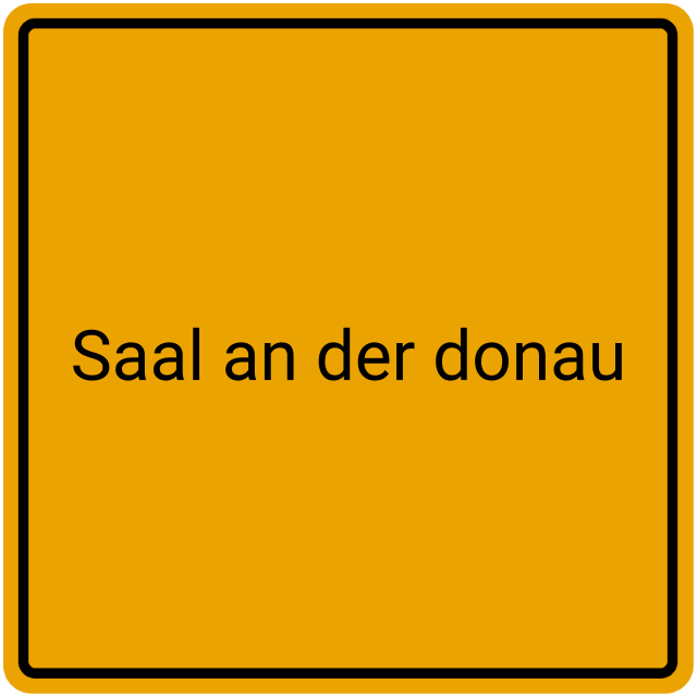 Meldebestätigung Saal an der Donau